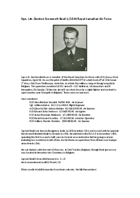 A preview of a PDF biography for Beall, Gordon Scowcroft